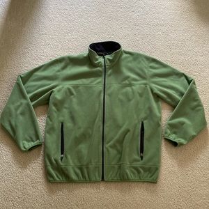 EUC Lands End fleece zip up jacket